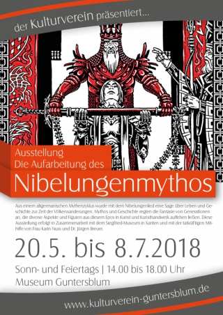 Plakat Ausstellung Nibelungenmythos